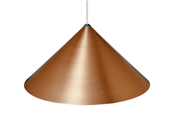 Metal Spinning Parts Copper Lamp Shade, Brown Copper Lamp Shade