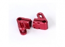 CNC machined parts - CNC services anodized aluminum milling; cnc anodized aluminum parts; Red anodized bike parts, red anodized aluminum knob, DGHY-0047