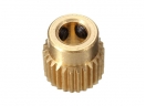 Machine parts - Custom brass turning parts; cnc brass parts gears fabrication;  mechanical gears parts; small brass gears, DGHY-0062