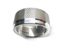 Hardware Fittings - Knurled aluminum knobs, diamond knurl, knurled sleeve, knurled tube, aluminum knurled knob, DGHY-0049