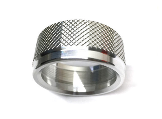 Hardware Fittings - Knurled aluminum knobs, diamond knurl, knurled sleeve, knurled tube, aluminum knurled knob, DGHY-0049