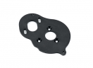 Machine parts - Black anodized aluminum alloy auto parts, angle support bracket; custom aluminium block cnc milling steel block;  aluminum machining mounting plate, DGHY-0063