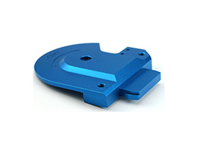 6061 aluminum cnc machined parts, Precision machined blue anodized metal parts, cnc billet aluminum m